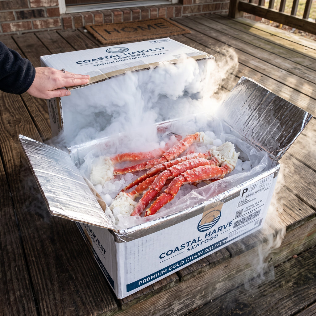Fresh-Frozen Red King Crab Legs - Direct from Pristine Arctic Waters
